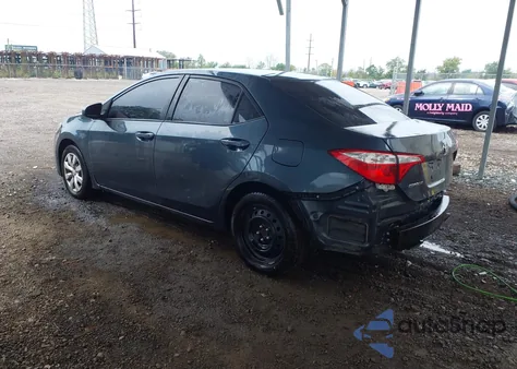 2016 Toyota Corolla Le из США, поврежденный, VIN 2T1BURHE4GC684620